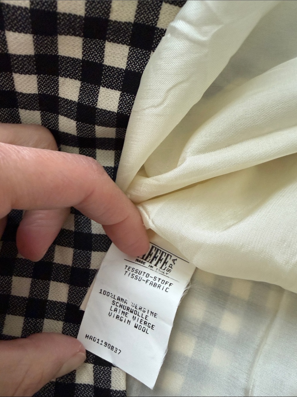 Moschino Cheap and Chic Moschino Vintage Gingham Skirt - Size 8 - Picture 5 of 5